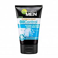 Очищаяющая пенка для лица Garnier Men Turbolight White + Oil Control Icy Duo Foam