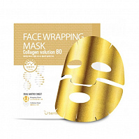 Маска для лица с коллагеном Berrisom Face Wrapping Mask Collagen Solution 80 27g