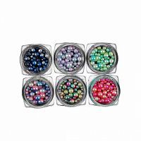 Дизайн для ногтей "Жемчуг" цветной упаковка 6 цветов 11459 оптом в Красноярск 